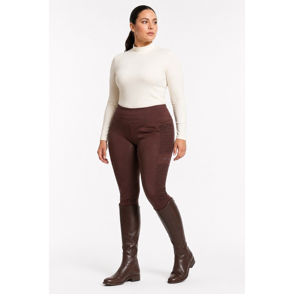 Ariat Eos Moto Full Seat Riding Tights Windsor Wine Equestrian XL